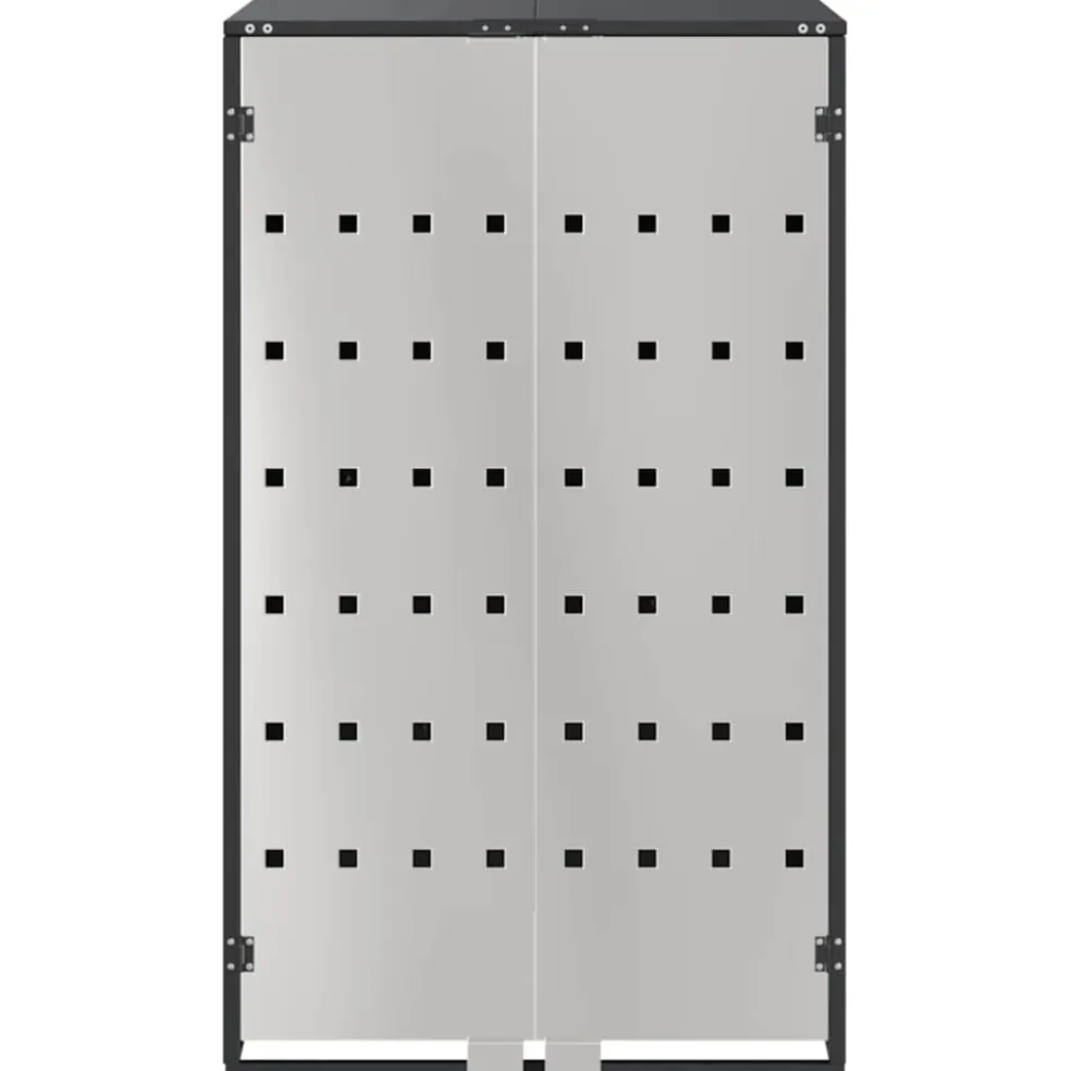 vidaXL Afvalcontaineropslag met gasliftdeksel voor 240L container