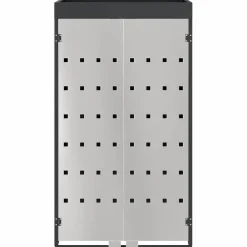 vidaXL Afvalcontaineropslag met plantenbakdak voor 240L container
