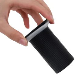 vidaXL Afvoer pop-up zonder overloop 6,4x6,4x9,1 cm zwart