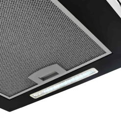vidaXL Afzuigkap hangend met aanraaksensor LCD 37 cm staal