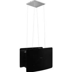 vidaXL Afzuigkap hangend met aanraaksensor LCD gehard glas