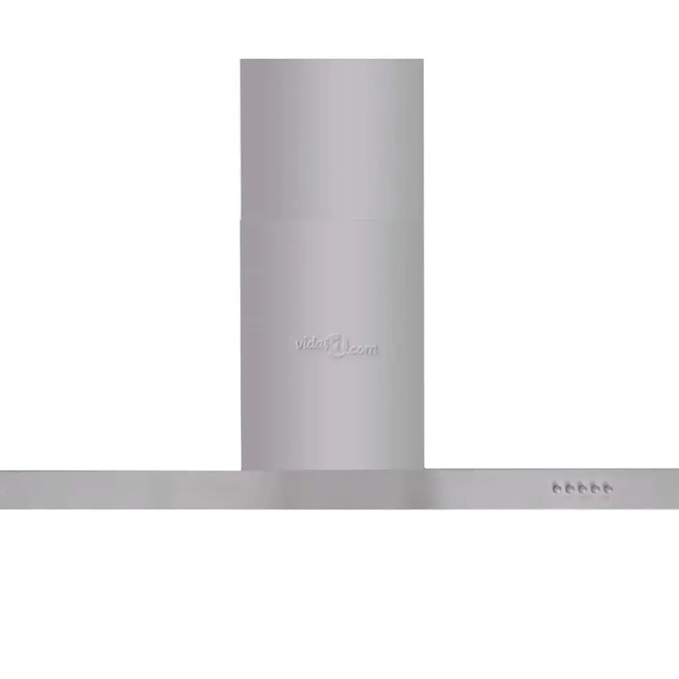 vidaXL Afzuigkap plat 900 mm roestvrij staal