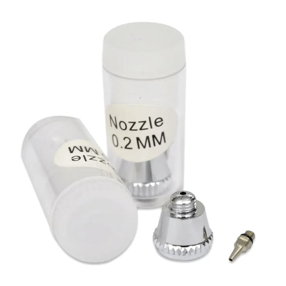 vidaXL Airbrush set 0,2 / 0,3 / 0,5 mm mondstukken