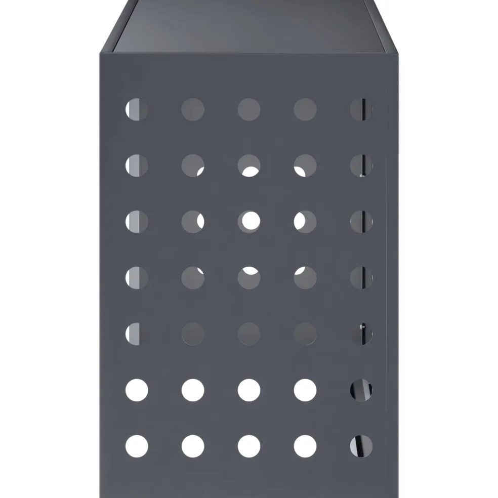 vidaXL Airconditioner hoes Antraciet 110 x 50 x 105 cm Staal