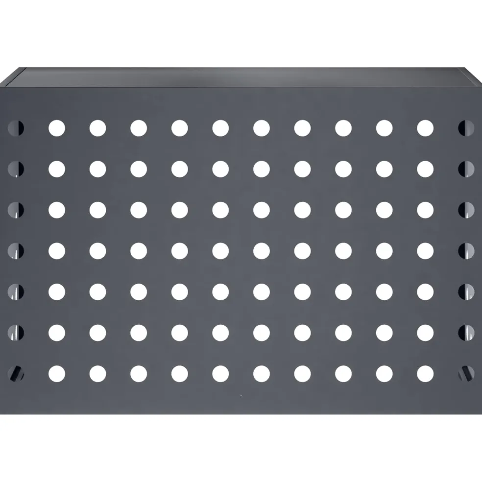vidaXL Airconditioner hoes Antraciet 110 x 50 x 105 cm Staal