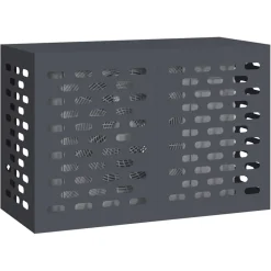 vidaXL Airconditioner hoes Antraciet 90 x 40 x 60 cm Staal