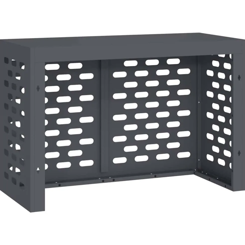 vidaXL Airconditioner hoes Antraciet 90 x 40 x 60 cm Staal