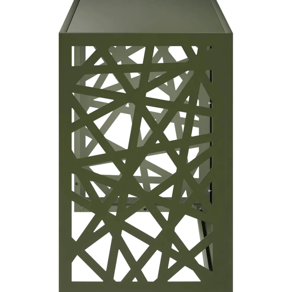 vidaXL Airconditioner hoes Olijfgroen 90 x 40 x 60 cm Staal