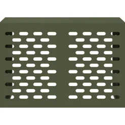vidaXL Airconditioner hoes Olijfgroen 90 x 40 x 60 cm Staal