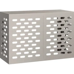 vidaXL Airconditioner hoes Roestkleurig 90 x 40 x 60 cm weervast staal