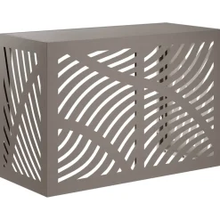 vidaXL Airconditioner hoes Roestkleurig 90 x 40 x 60 cm weervast staal