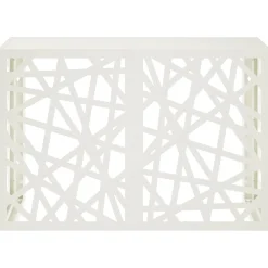 vidaXL Airconditioner hoes Wit 90 x 40 x 60 cm Staal