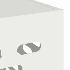 vidaXL Airconditioner hoes Wit 90 x 40 x 60 cm Staal