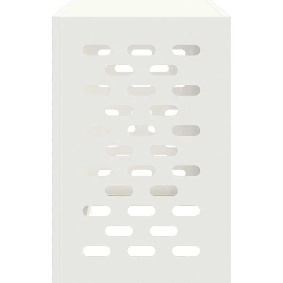 vidaXL Airconditioner hoes Wit 90 x 40 x 60 cm Staal