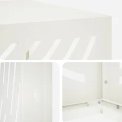 vidaXL Airconditioner hoes Wit 110 x 50 x 105 cm Staal