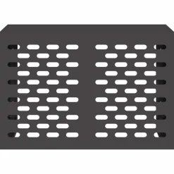 vidaXL Airconditioner hoes Zwart 90 x 40 x 60 cm Staal