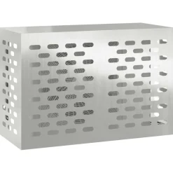 vidaXL Airconditioner hoes zilver 90 x 40 x 60 cm Gegalvaniseerd staal