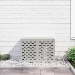vidaXL Airconditioner hoes zilver 90 x 40 x 60 cm Gegalvaniseerd staal