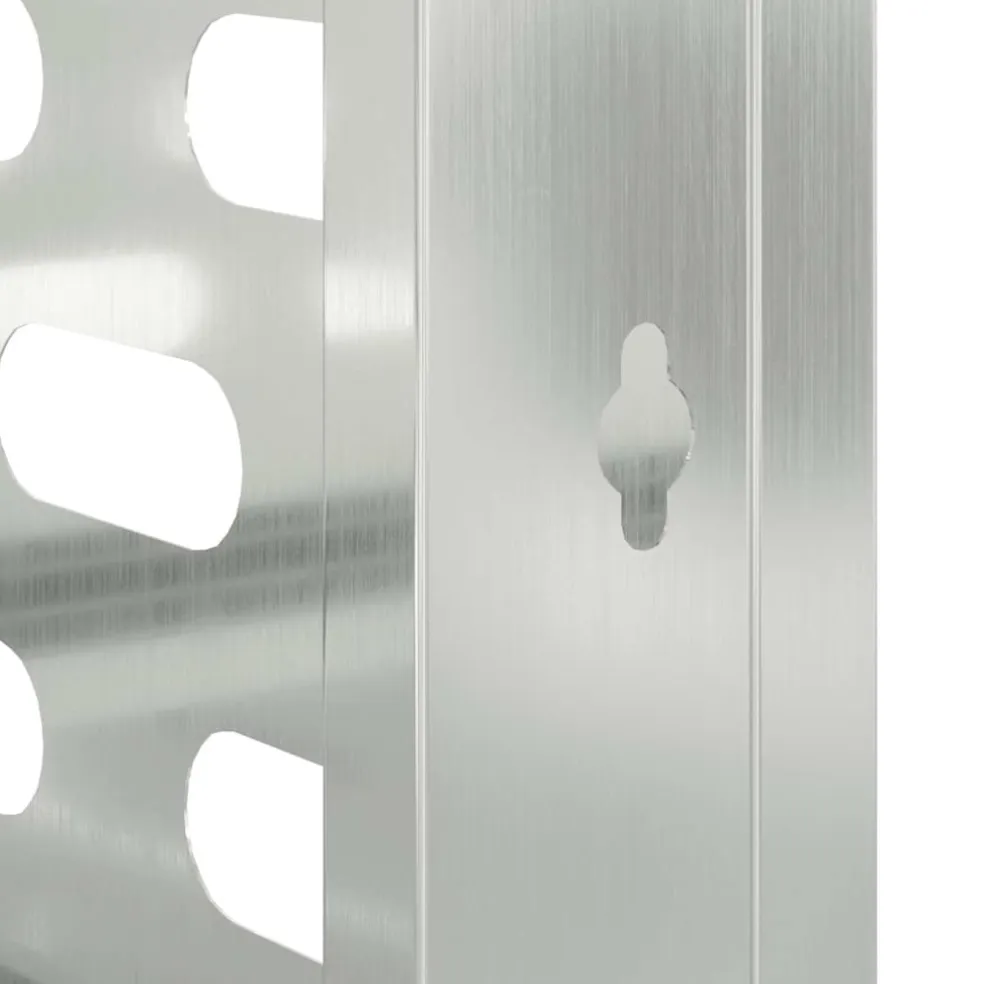 vidaXL Airconditioner hoes zilver 90 x 40 x 60 cm Gegalvaniseerd staal