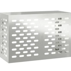 vidaXL Airconditioner hoes zilver 90 x 40 x 60 cm Gegalvaniseerd staal