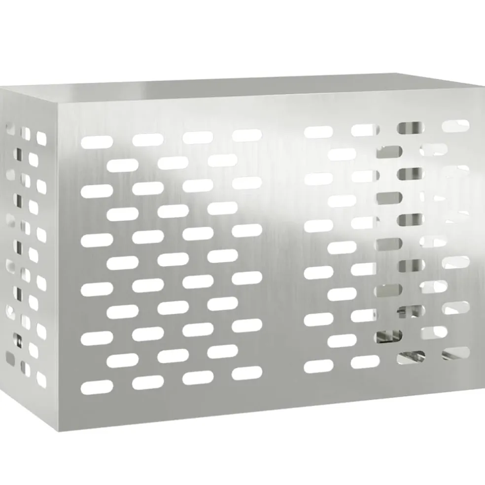 vidaXL Airconditioner hoes zilver 90 x 40 x 60 cm Gegalvaniseerd staal