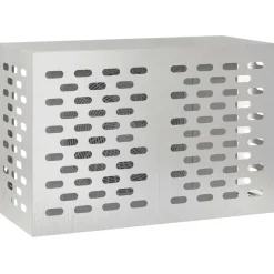 vidaXL Airconditioner hoes zilver 90 x 40 x 60 cm Roestvrij staal