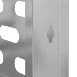 vidaXL Airconditioner hoes zilver 90 x 40 x 60 cm Roestvrij staal