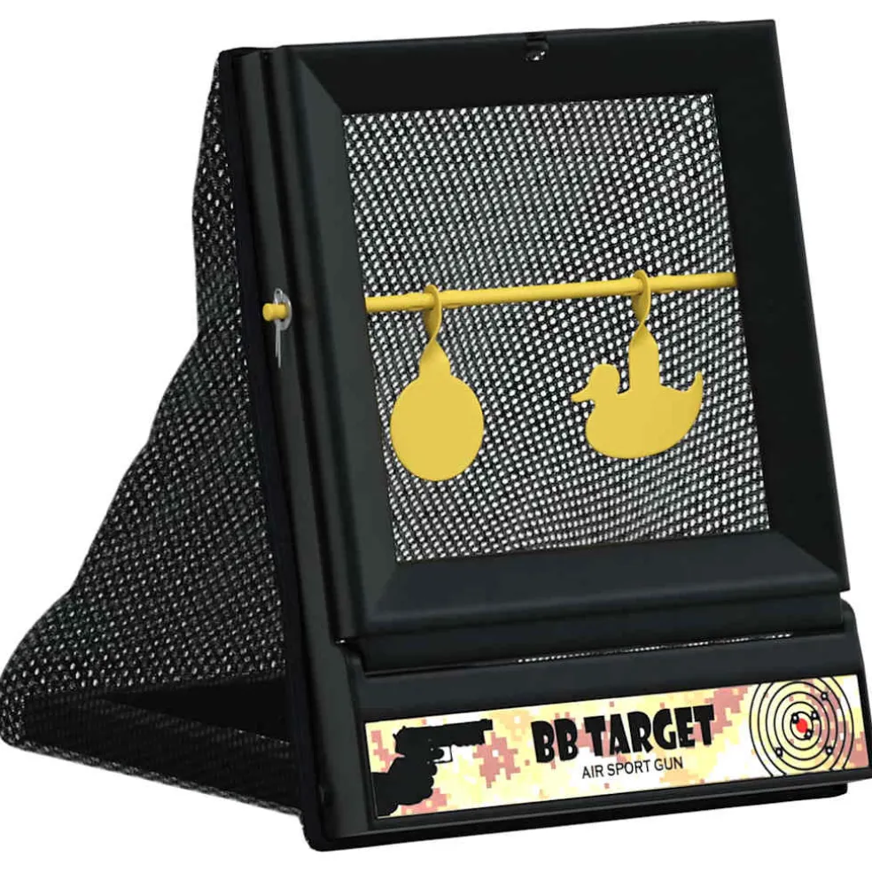 vidaXL Airsoft Doel Zwart 19 x 26 x 25 cm Kunststof