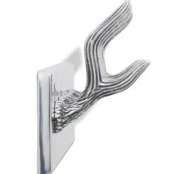 vidaXL Aluminium kapstok zilverkleurig