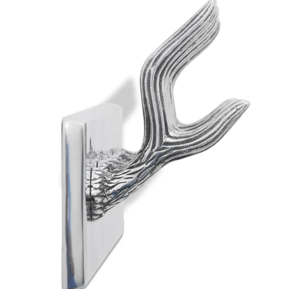 vidaXL Aluminium kapstok zilverkleurig
