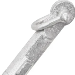 vidaXL Anker inklapbaar 0,7 kg thermisch verzinkt gietijzer zilver