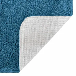 vidaXL Antislip Badmat Blauw 50 x 80 cm PP