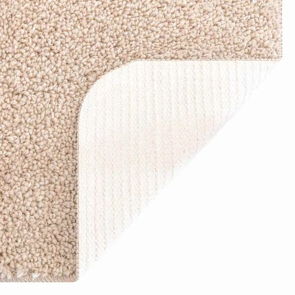 vidaXL Antislip Badmat Crème 50 x 80 cm PP