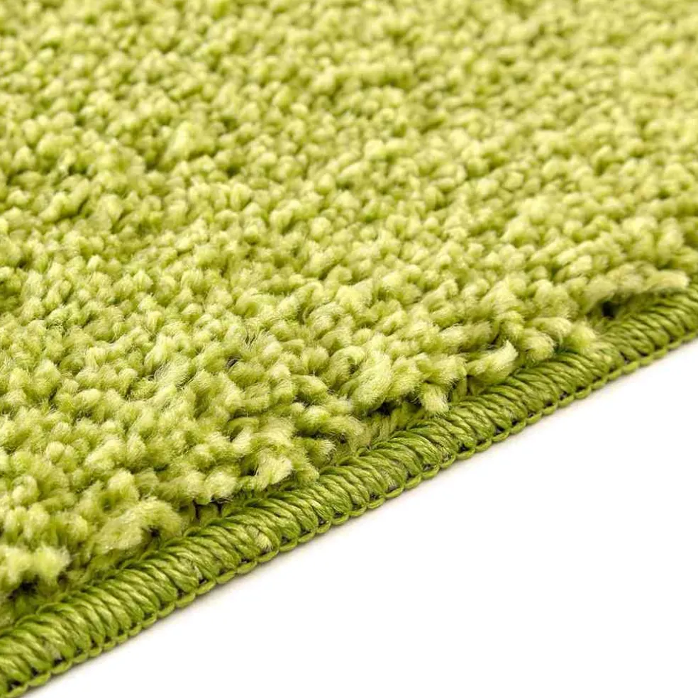 vidaXL Antislip Badmat met Toilet Cut Groen 50 x 50 cm PP