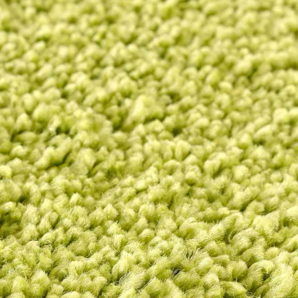 vidaXL Antislip Badmat met Toilet Cut Groen 50 x 50 cm PP