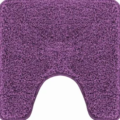 vidaXL Antislip Badmat met Toilet Cut Paars 50 x 50 cm PP