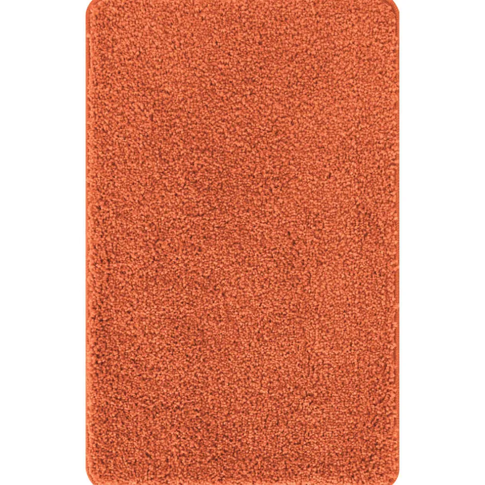 vidaXL Antislip Badmat Oranje 50 x 80 cm PP