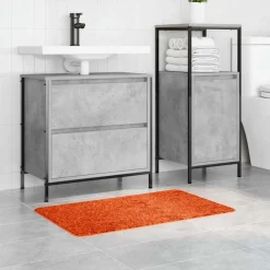 vidaXL Antislip Badmat Oranje 50 x 80 cm PP