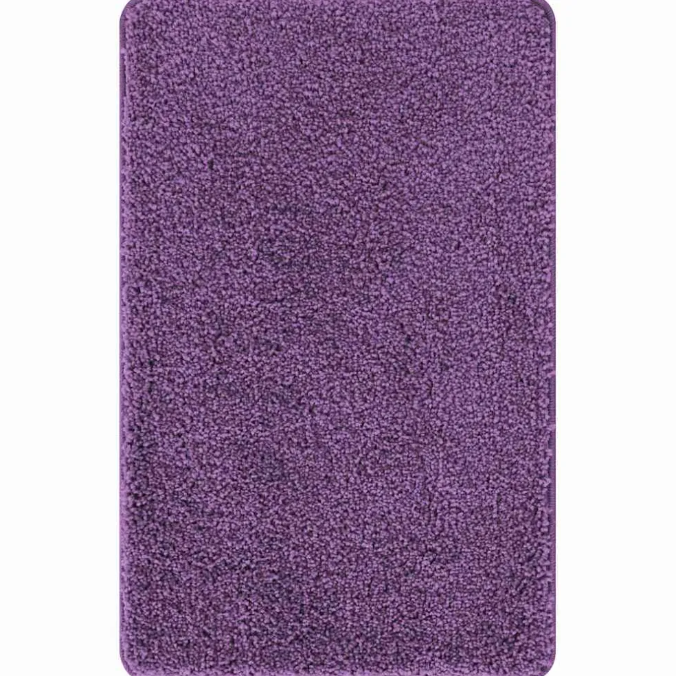 vidaXL Antislip Badmat Paars 50 x 80 cm PP