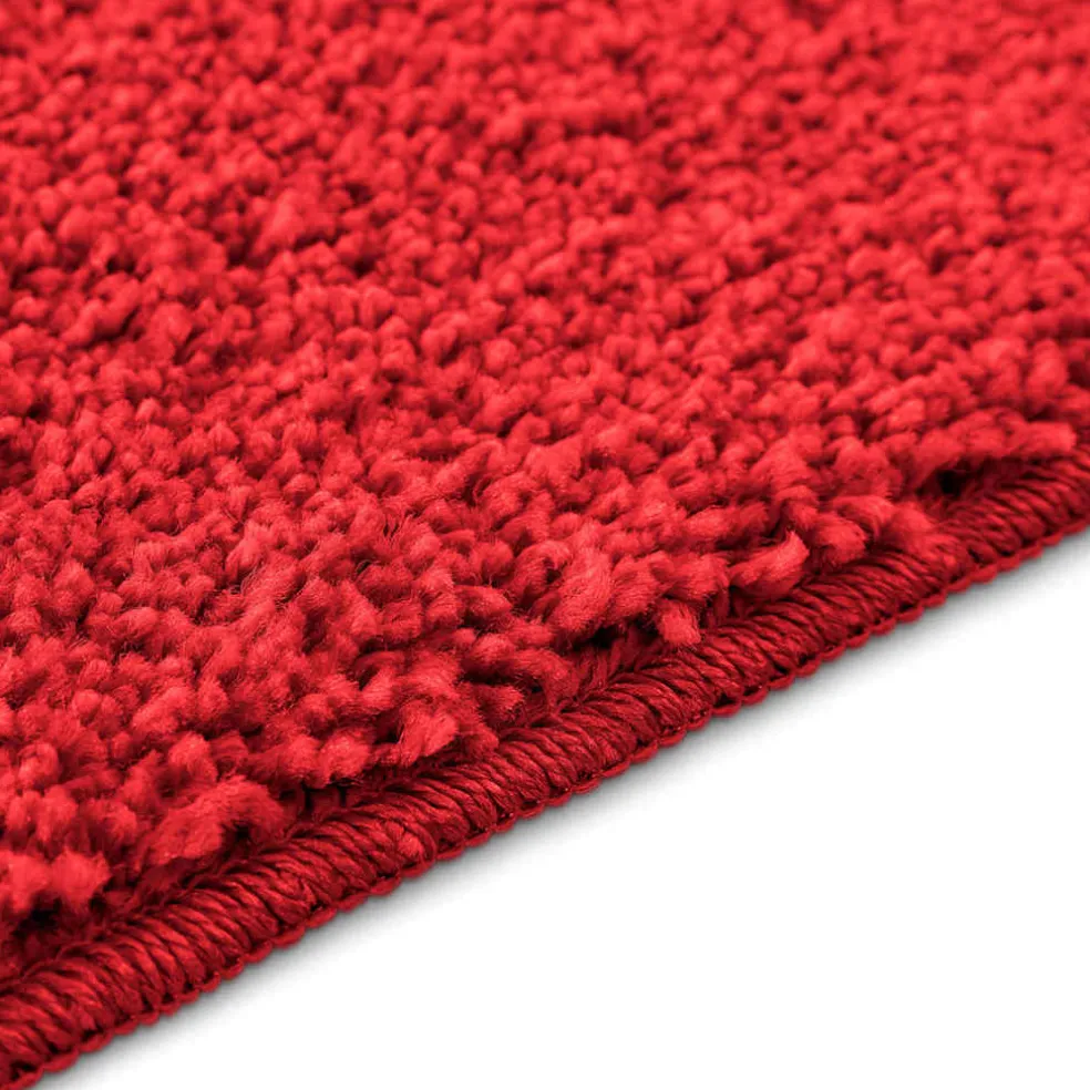 vidaXL Antislip Badmat Rood 50 x 80 cm PP