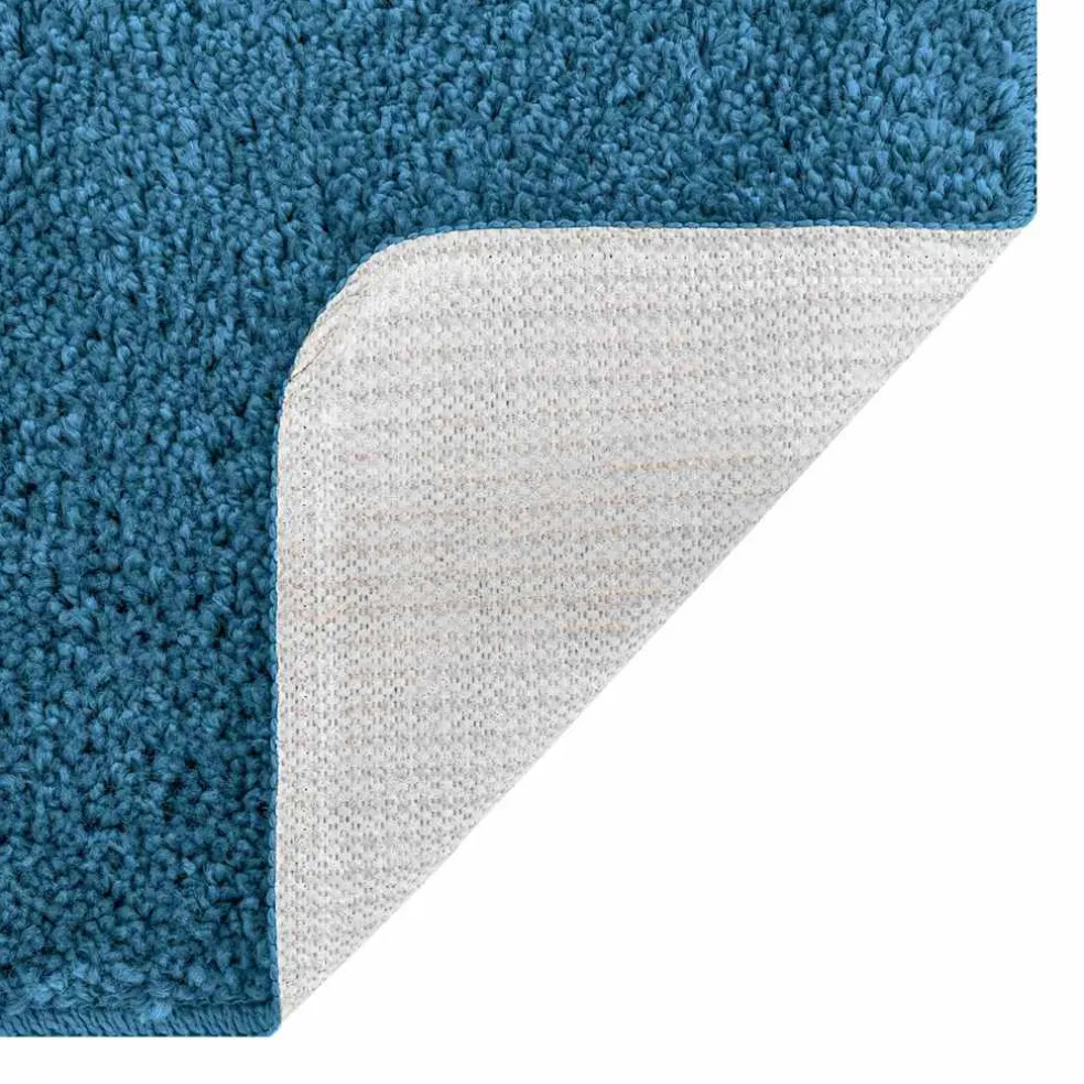 vidaXL Antislip Badmat Set 2 st Blauw 50 x 50 cm PP