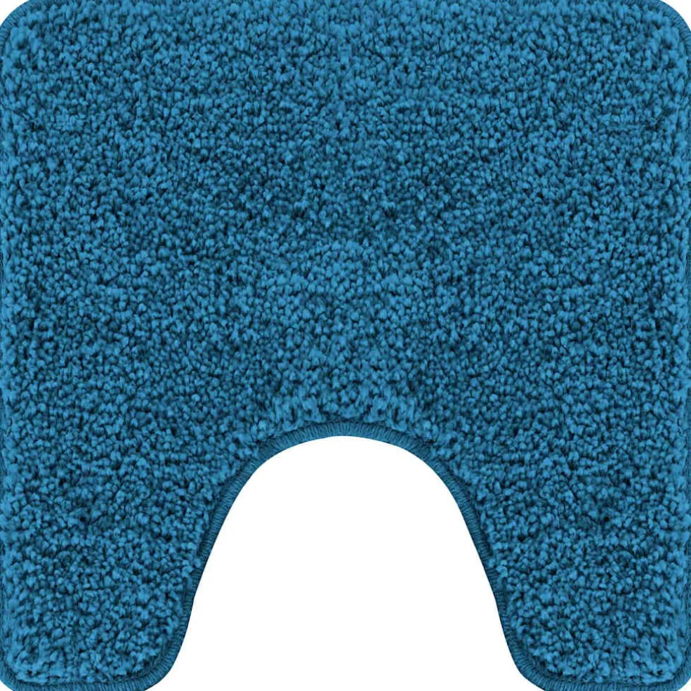 vidaXL Antislip Badmat Set 2 st Blauw 50 x 50 cm PP