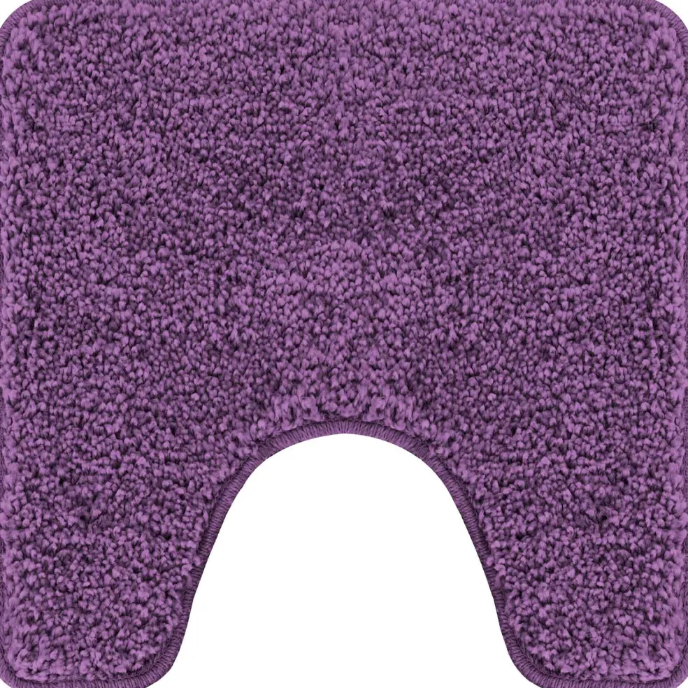 vidaXL Antislip Badmat Set 3 st Paars 50 x 80 cm PP