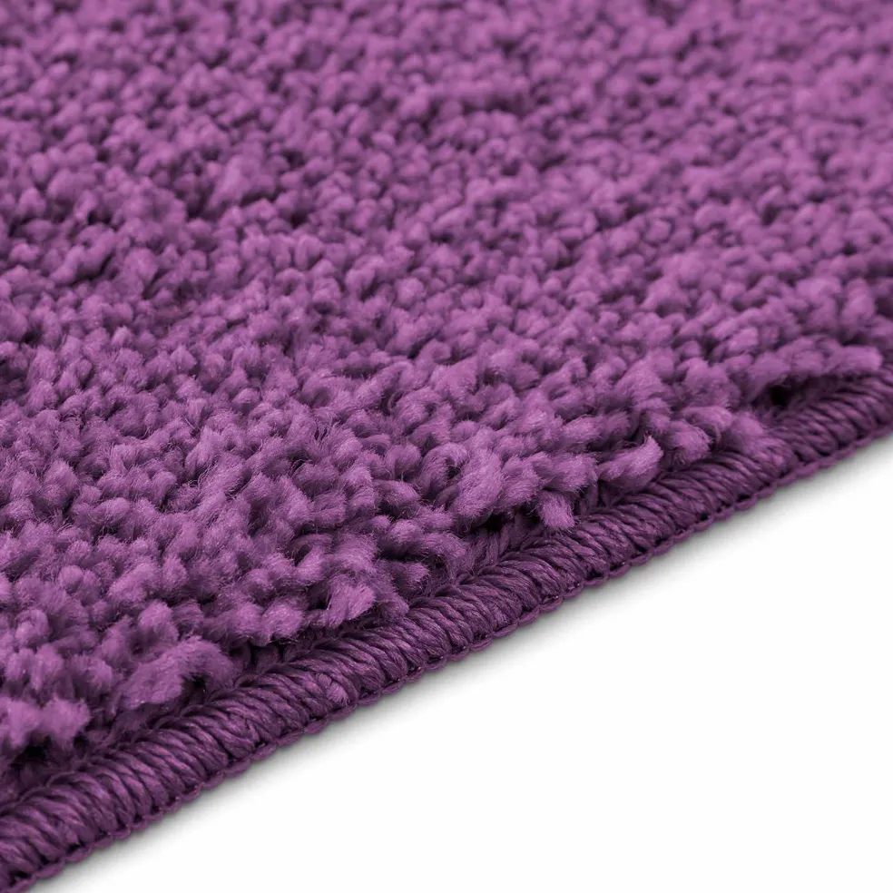 vidaXL Antislip Badmat Set 3 st Paars 50 x 80 cm PP