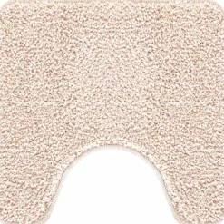 vidaXL Antislip Badmat Set 2 st Crèmekleurig 50 x 50 cm PP