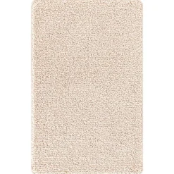 vidaXL Antislip Badmat Set 2 st Crèmekleurig 50 x 50 cm PP