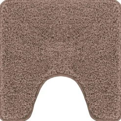 vidaXL Antislip Badmat Set 3 st Bruin 50 x 80 cm PP