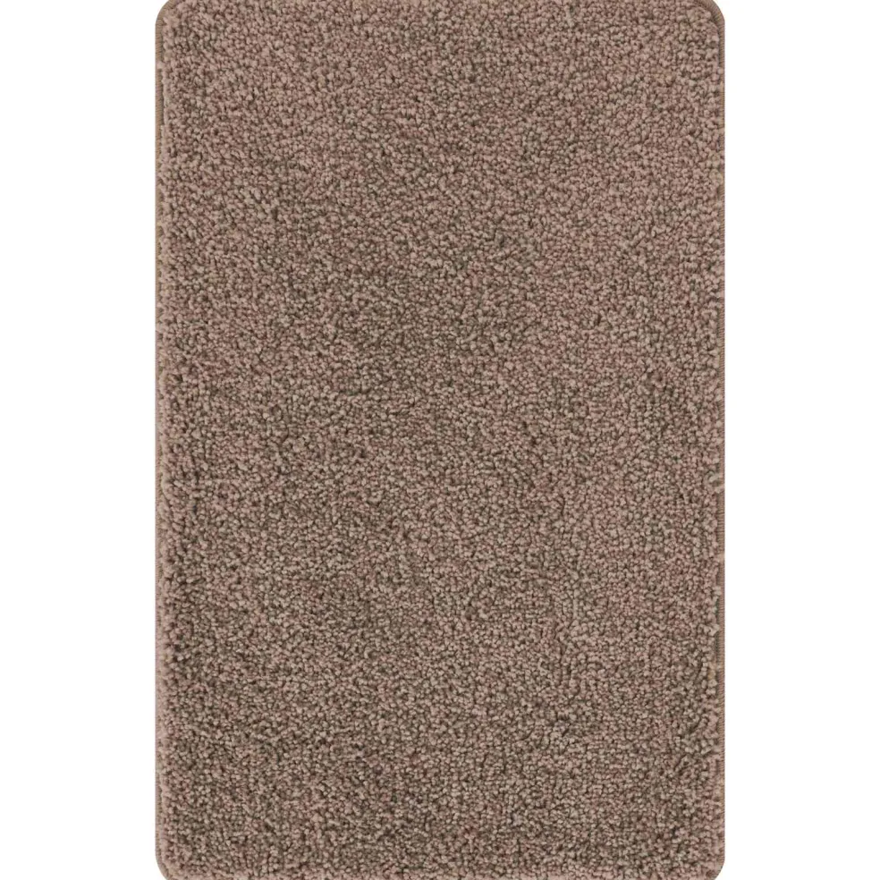 vidaXL Antislip Badmat Set 3 st Bruin 50 x 80 cm PP