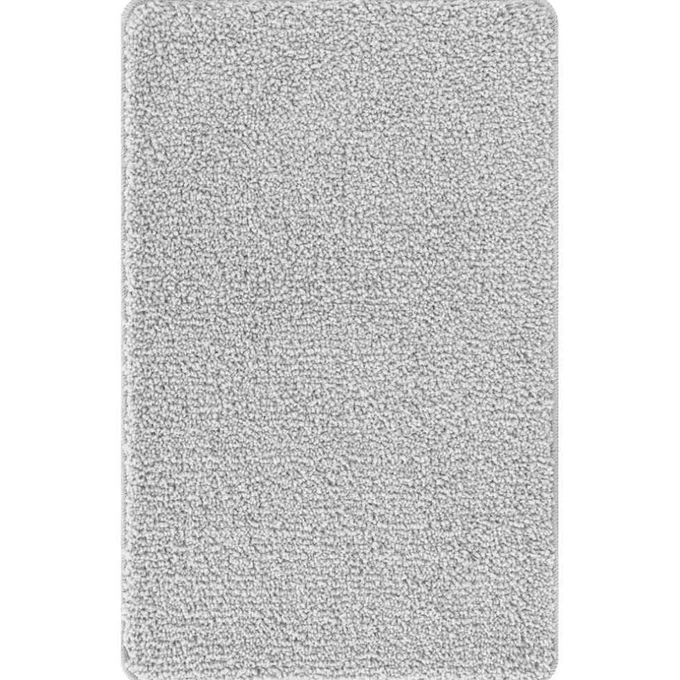 vidaXL Antislip Badmat Set 2 st Grijs 50 x 50 cm PP