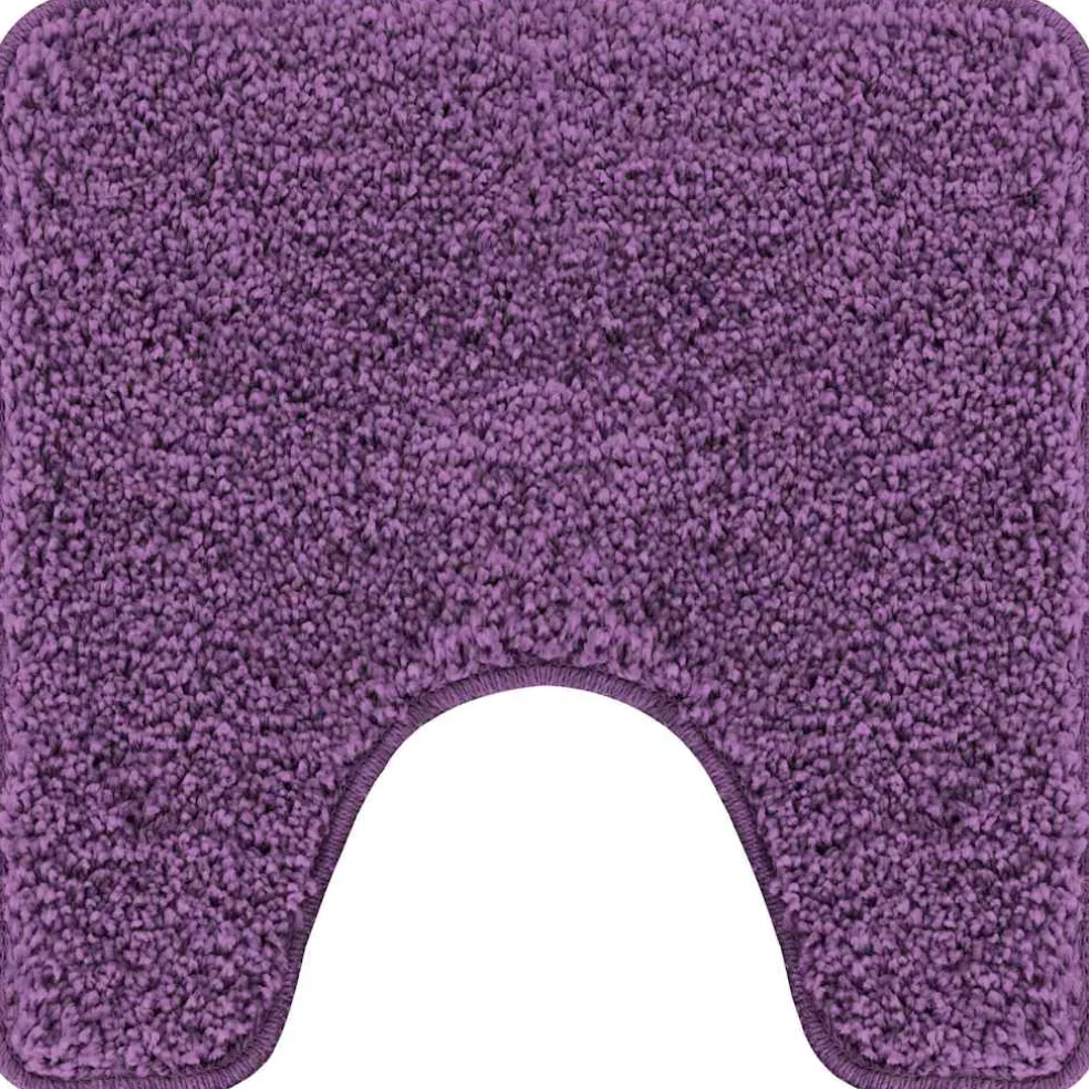 vidaXL Antislip Badmat Set 2 st Paars 50 x 50 cm PP